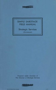 Cover of Simple Sabotage Field Manual — K...