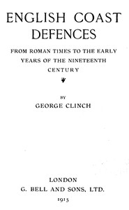 Cover of English Coast Defences From Roman Times to the Early Years of the Nineteenth Century — Reading Companion