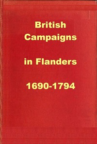 Cover of British Campaigns in Flanders 16...