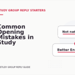 Common Opening Mistakes in Study Group Replys