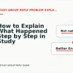 How to Explain What Happened Step by Step in Study Group Reply English