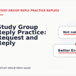 Study Group Reply Practice: Request and Reply Examples